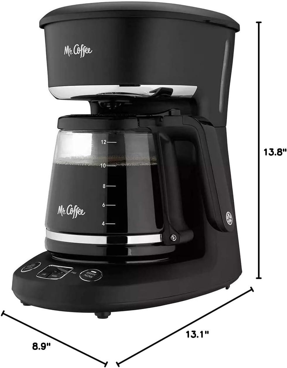 image:imageMr Coffee 12Cup Programmable Coffeemaker Brew Now or LaterCoffee Maker