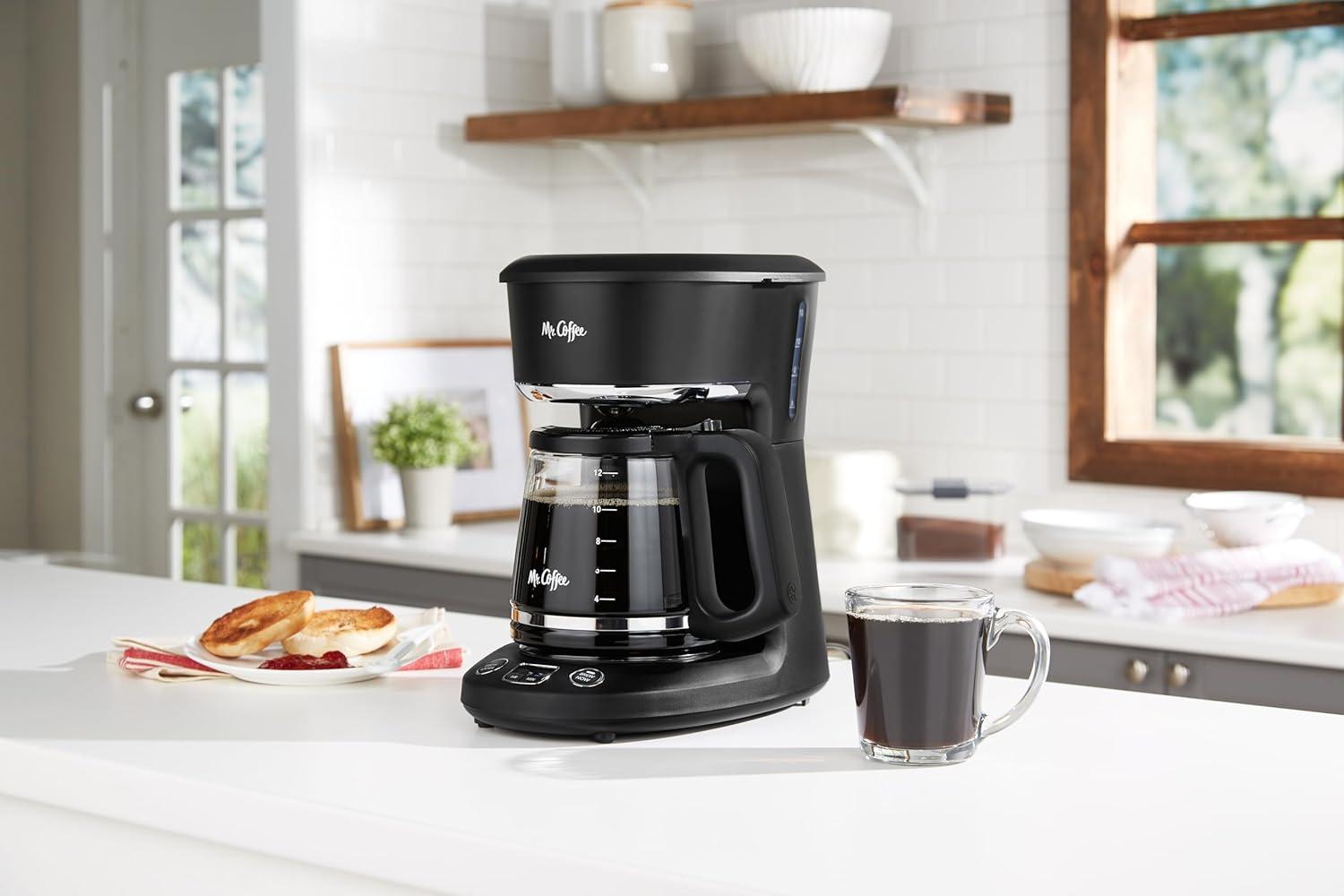 image:imageMr Coffee 12Cup Replacement Carafe Compatible with Mr Coffee 12 Cup Machines Glass Pot with Black HandleCarafe