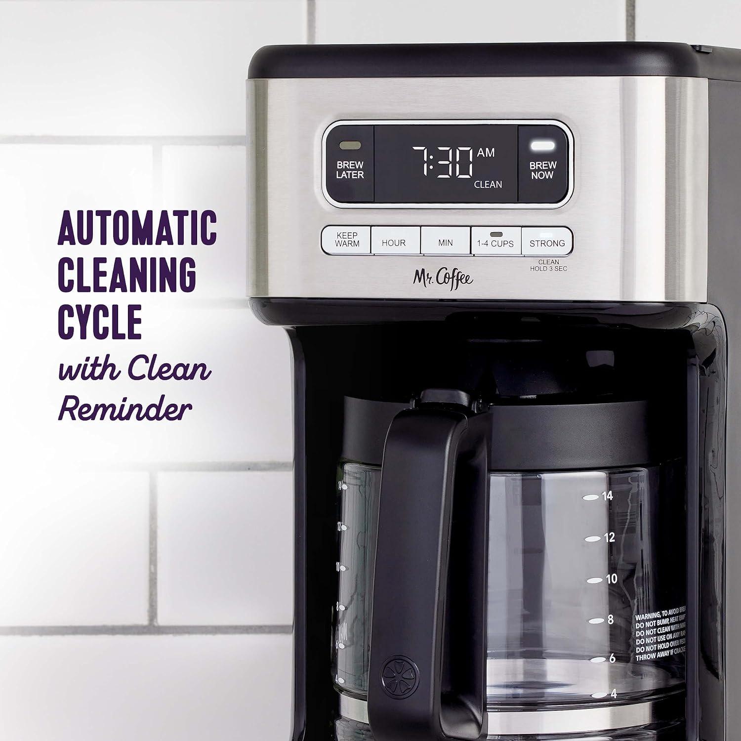 image:imageMr Coffee 14 Cup Programmable Coffee Maker Stainless Steel