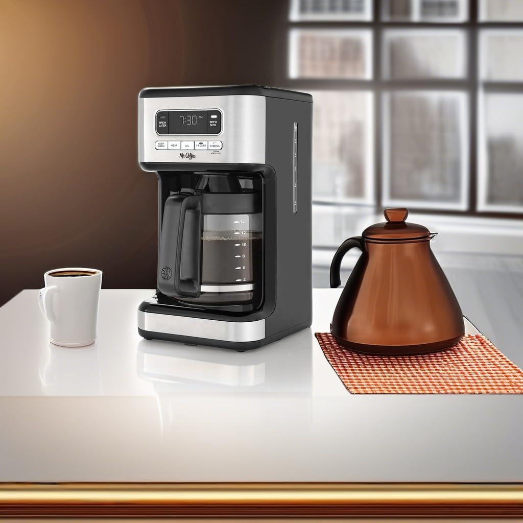 image:imageMr Coffee 14 Cup Programmable Coffee Maker Stainless Steel
