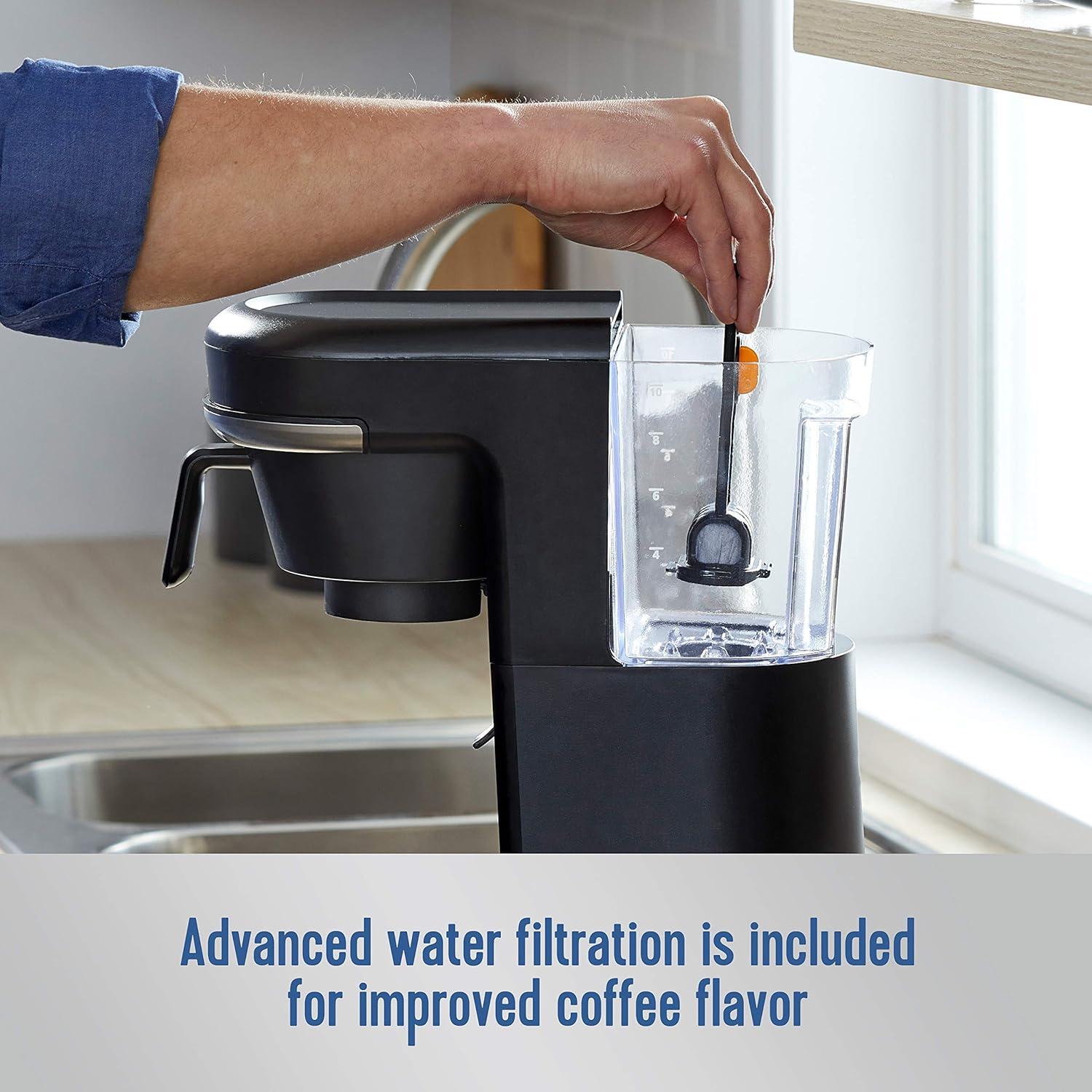 image:imageMr Coffee Coffee Maker Programmable Coffee Machine for Single Serve or Carafe Coffee 10 Cups Black