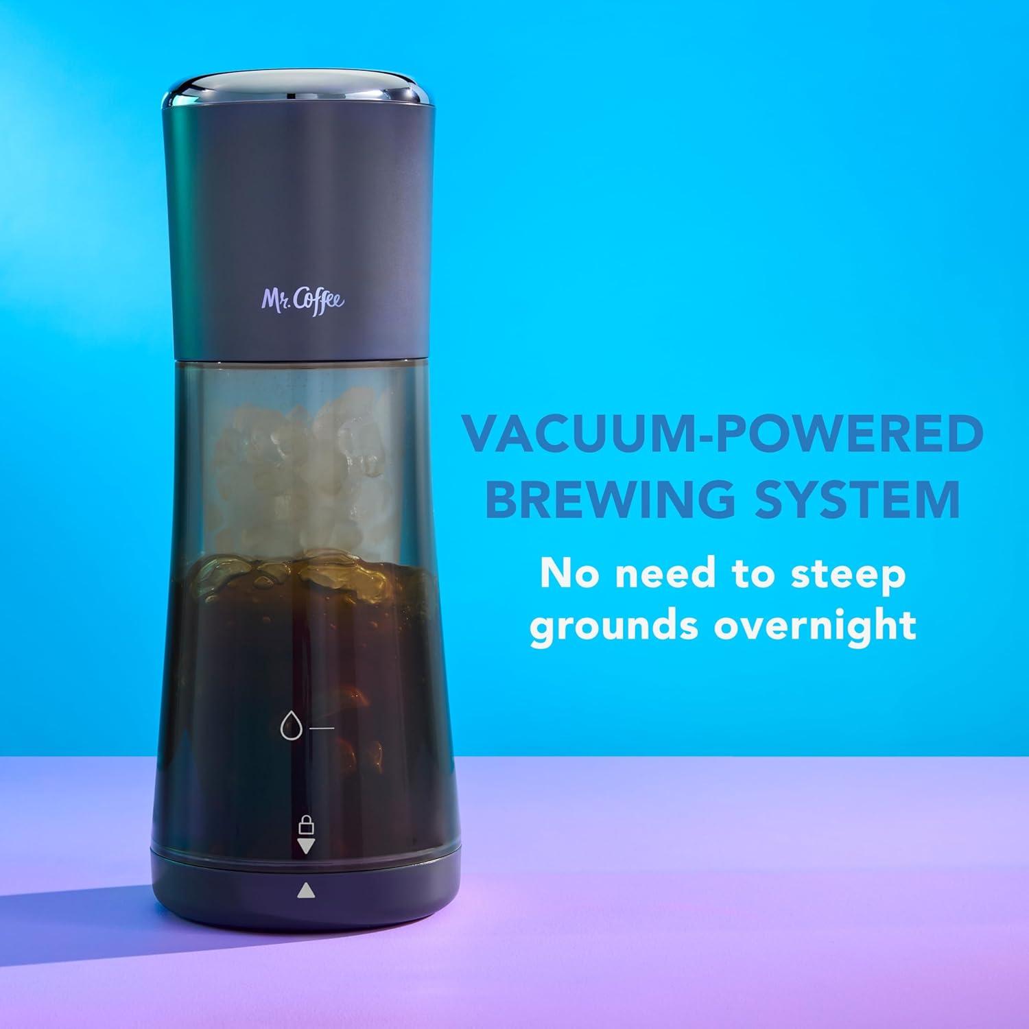 image:imageMr Coffee Express Cold Brew Coffee Maker 10Minute Cold Brew Coffee Machine SakeCharcoal