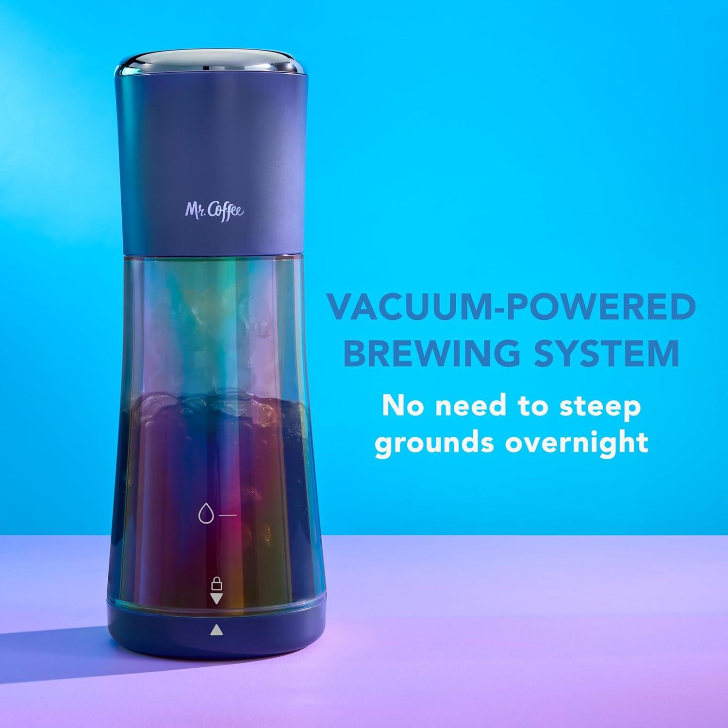 image:imageMr Coffee Express Cold Brew Coffee Maker 10Minute Cold Brew Coffee Machine SakeIndigo