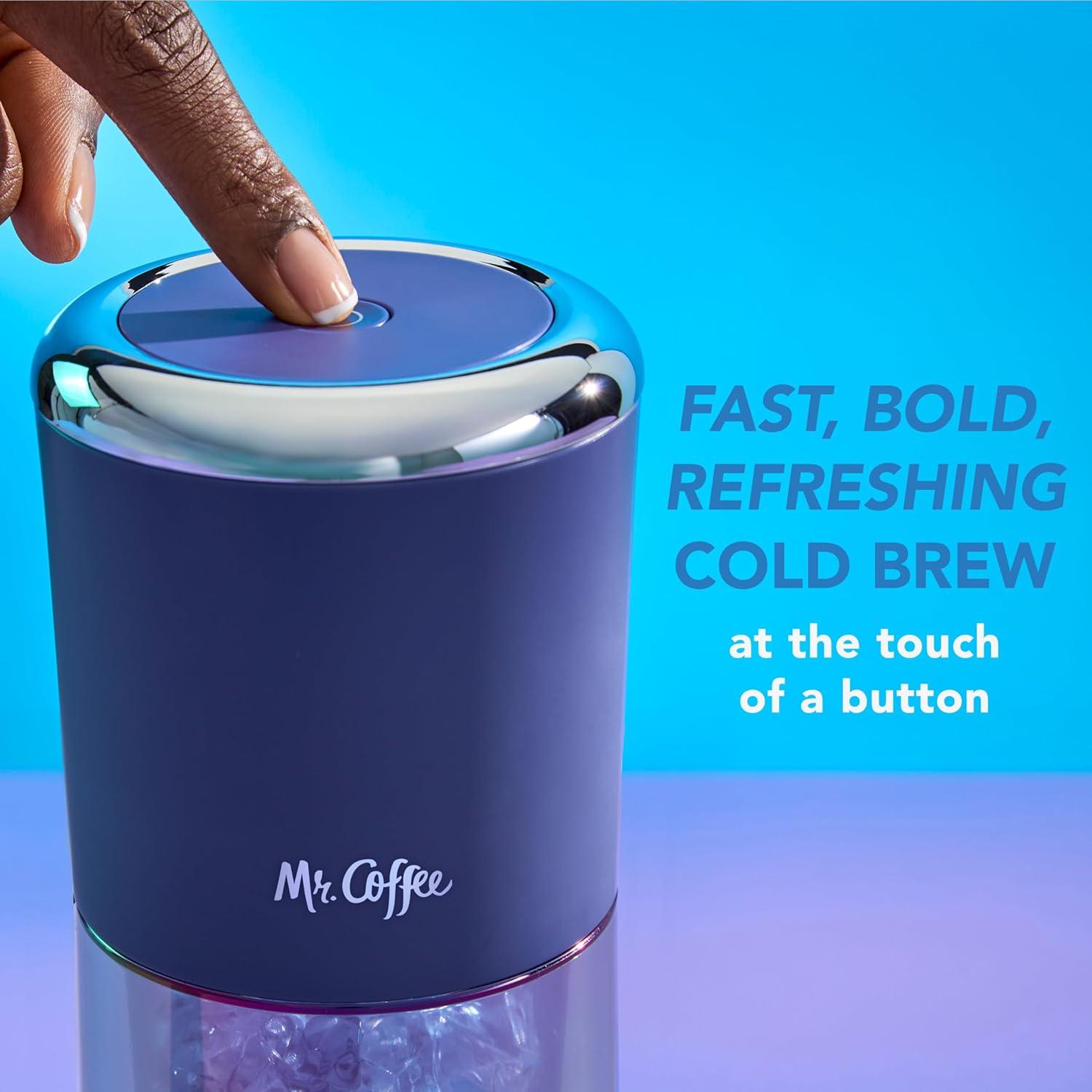image:imageMr Coffee Express Cold Brew Coffee Maker 10Minute Cold Brew Coffee Machine SakeIndigo