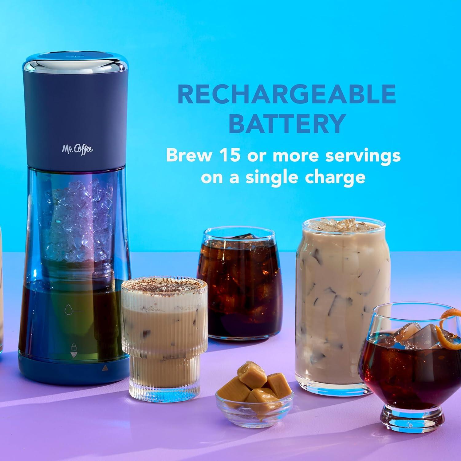 image:imageMr Coffee Express Cold Brew Coffee Maker 10Minute Cold Brew Coffee Machine SakeIndigo