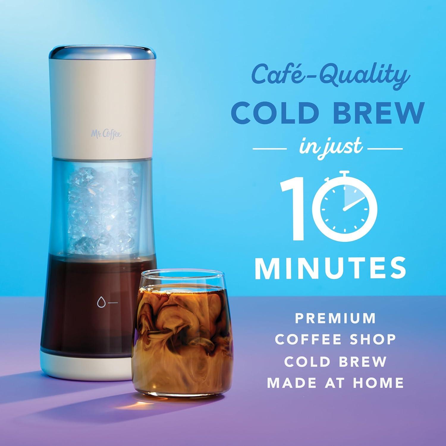 image:imageMr Coffee Express Cold Brew Coffee Maker 10Minute Cold Brew Coffee Machine SakeOat