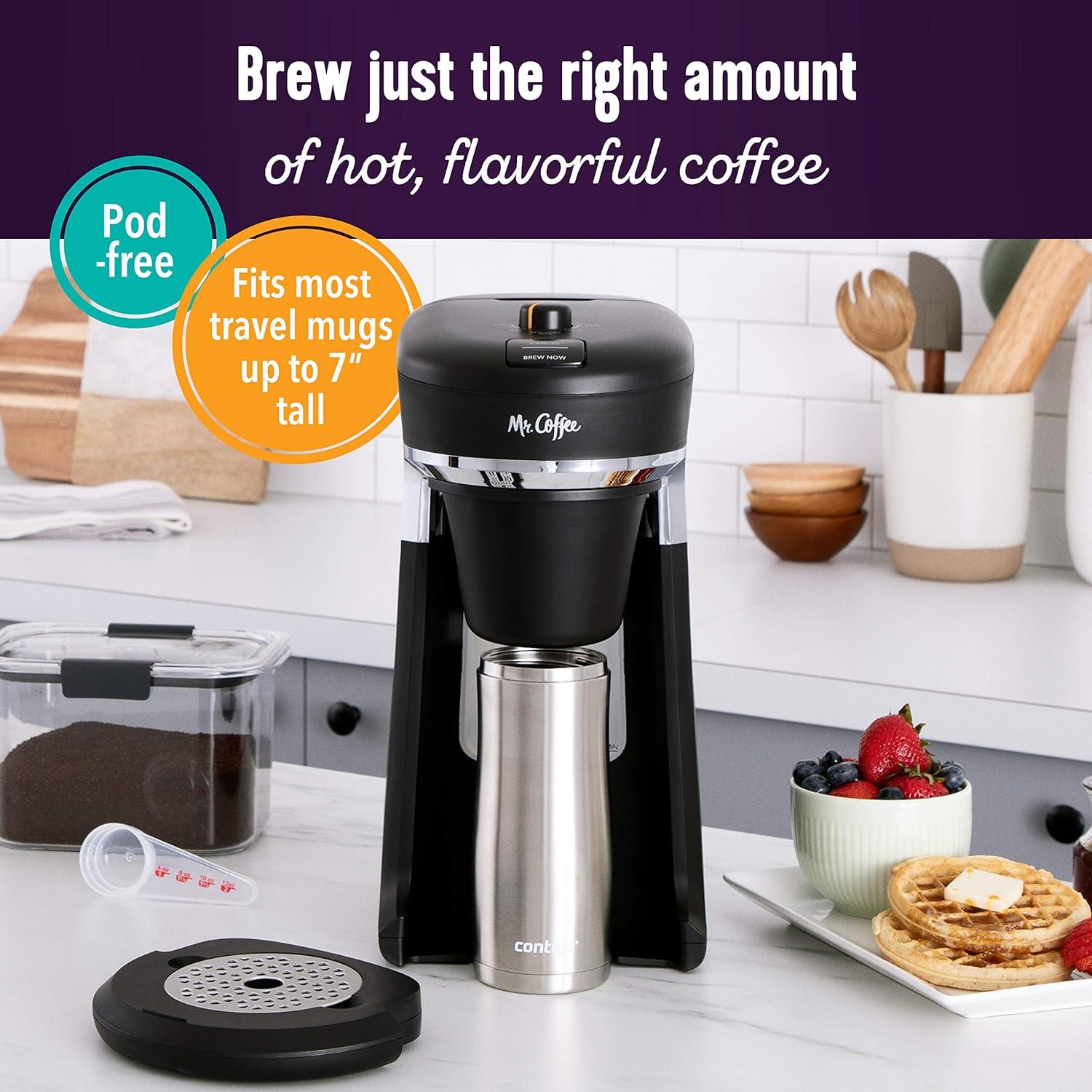 image:imageMr Coffee HotCup Single ServePod Free Coffee Maker 12oz
