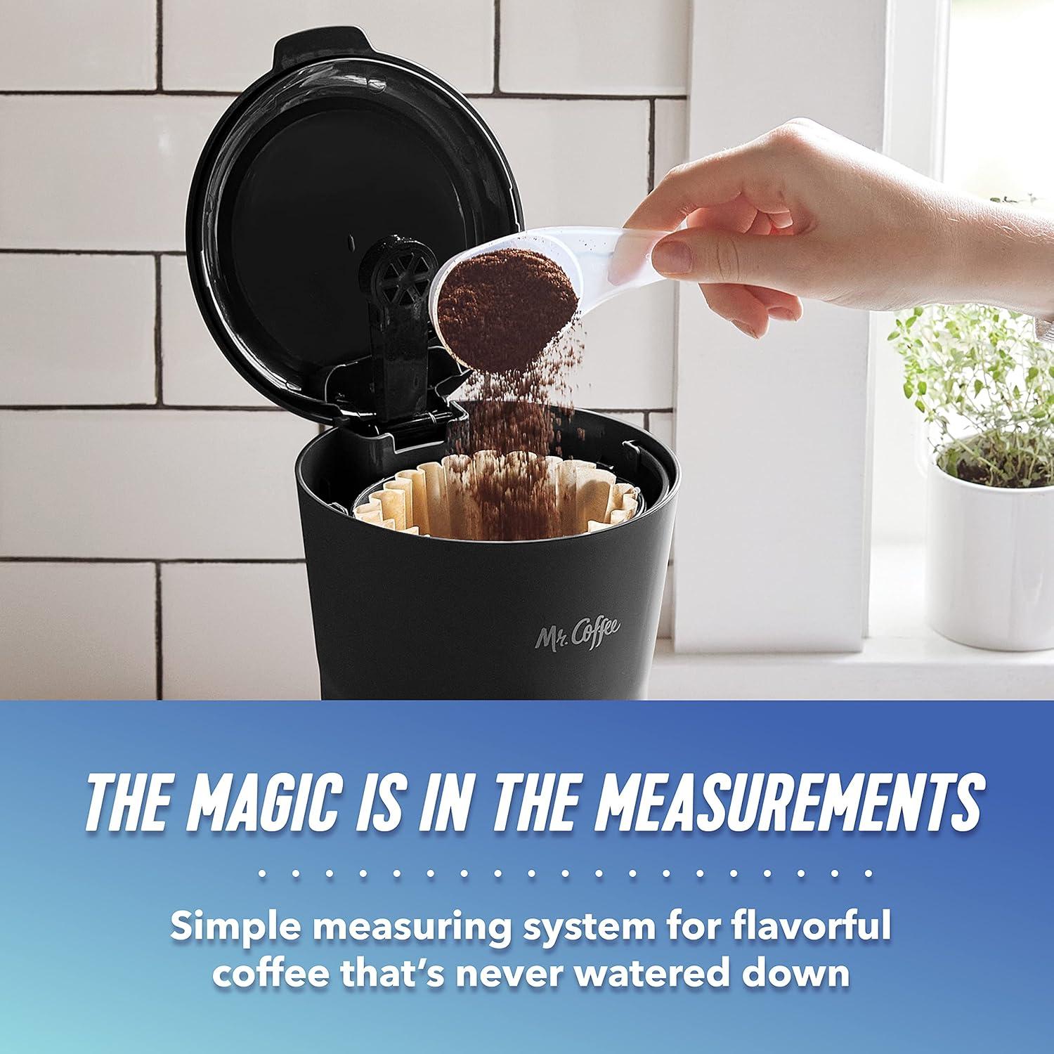 image:imageMr Coffee Iced Coffee Maker Single Serve Machine with 22Ounce Tumbler and Reusable Coffee Filter BlackBlack