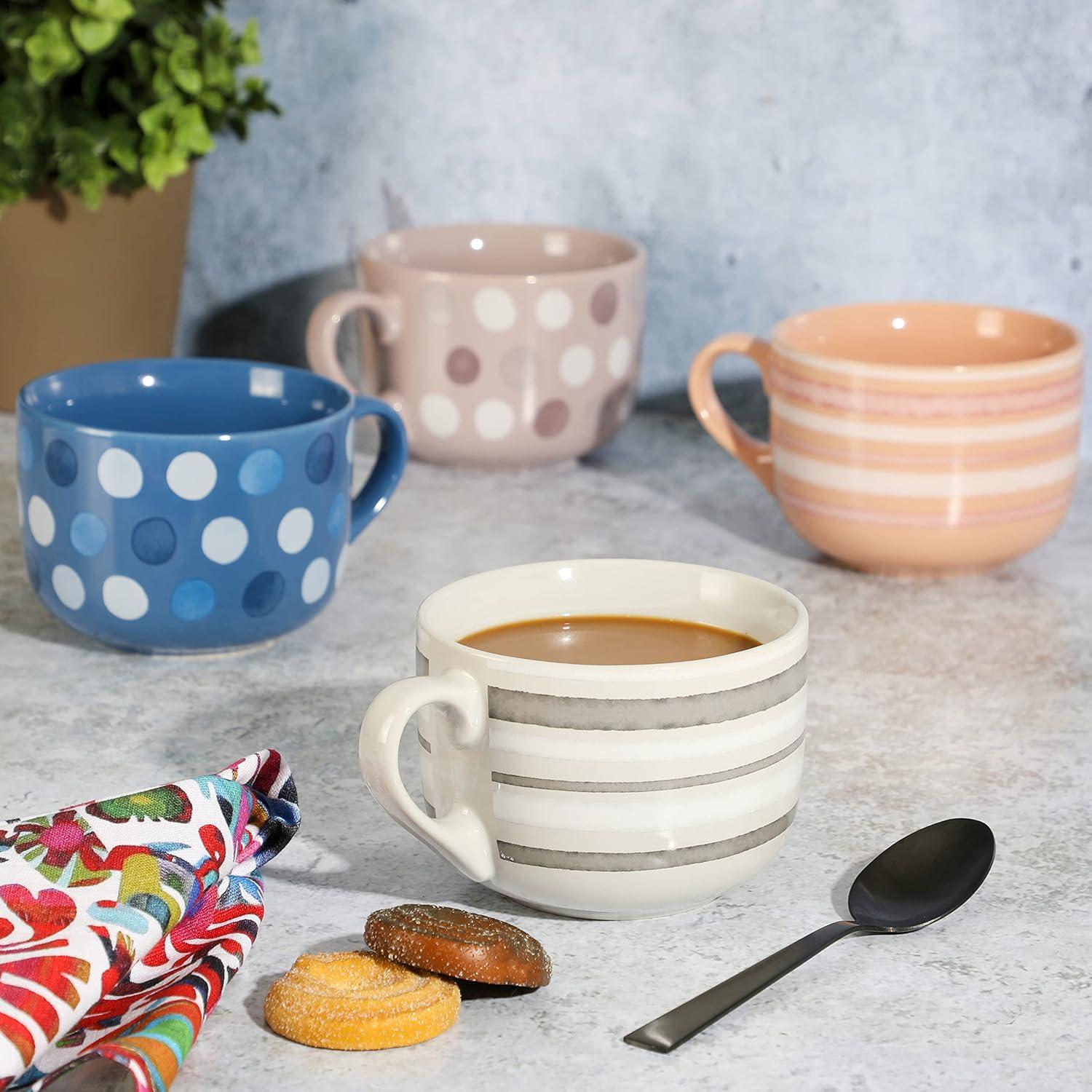 image:imageMr Coffee Mug 8 Piece Set Cafe AmericanoCappuccino Bliss