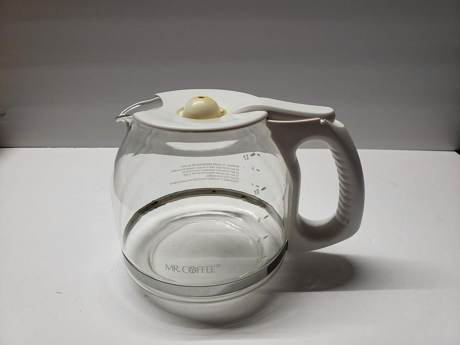 image:imageMr Coffee Replacement 12Cup Glass Carafe White White