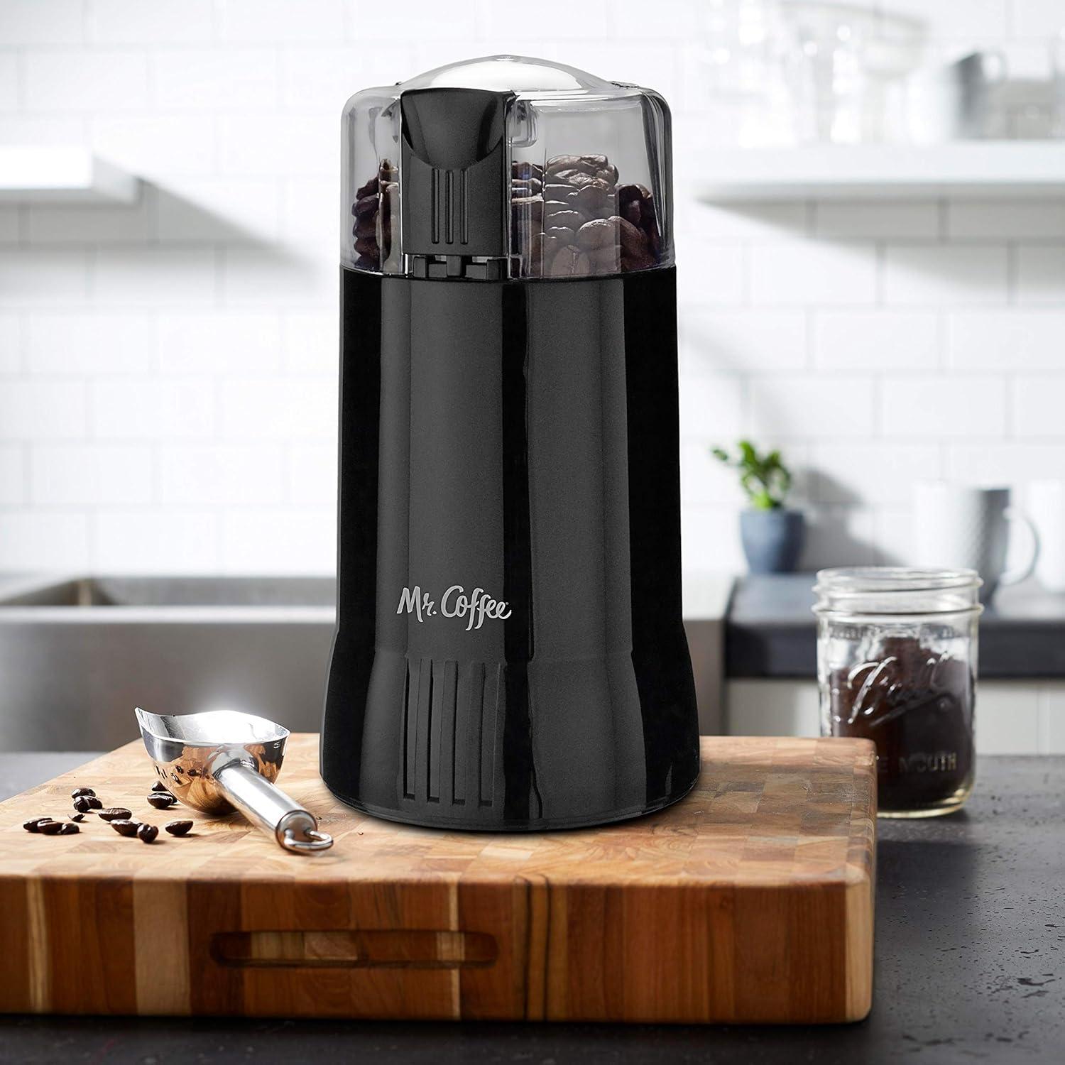 image:imageMr Coffee Simple Grind 14 Cup Coffee Grinder Black12 Cup Grinder