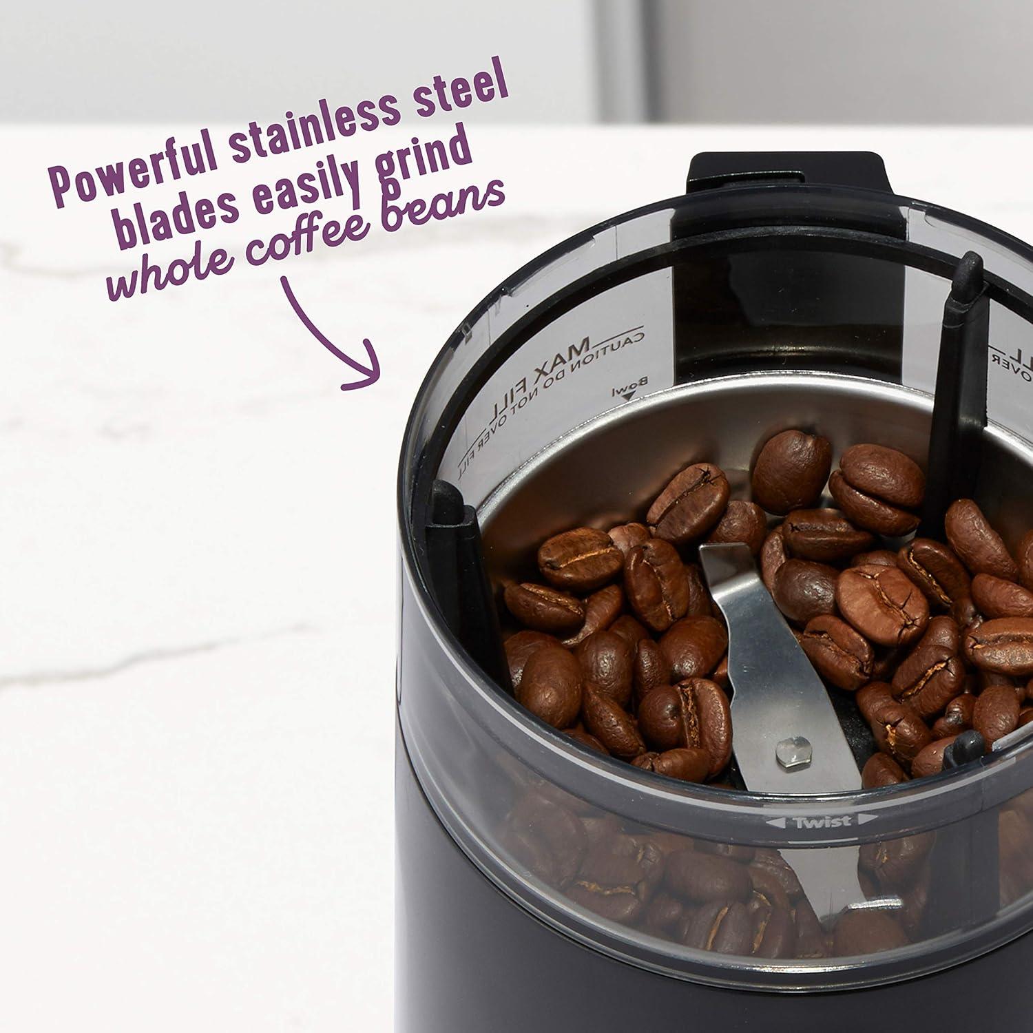 image:imageMr Coffee Simple Grind 14 Cup Coffee Grinder Black12 Cup with 5 Settings