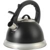 image:imageMr Coffee Claredale Stainless Steel Whistling Tea Kettle 19Quart 18 Litres Brushed SatinMatte Black