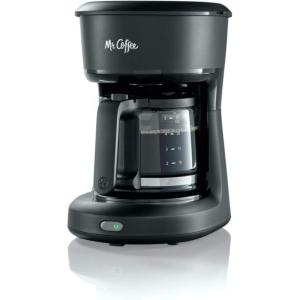Mr. Coffee 2134286 ® 5-Cup Mini Brew Switch Coffee Maker, White(Black)