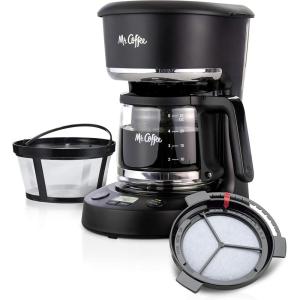 Mr. Coffee 2134286 ® 5-Cup Mini Brew Switch Coffee Maker, White(Programmable Black)