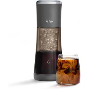 Mr. Coffee® Express Cold Brew Coffee Maker, 10-Minute Cold Brew Coffee Machine, Sake(Charcoal)